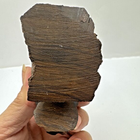 Vtg Ironwood Polished Hand Carved Wooden Owl Figurine Sculpture Decorative 4" - Picture 9 of 9